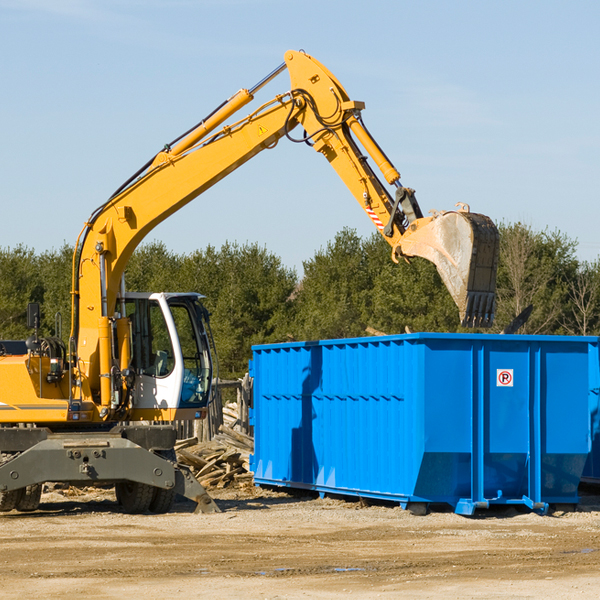 what happens if the residential dumpster is damaged or stolen during rental in Bloomingdale